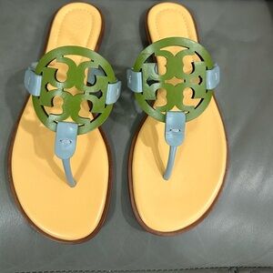 Leather Tory Burch miller slippers